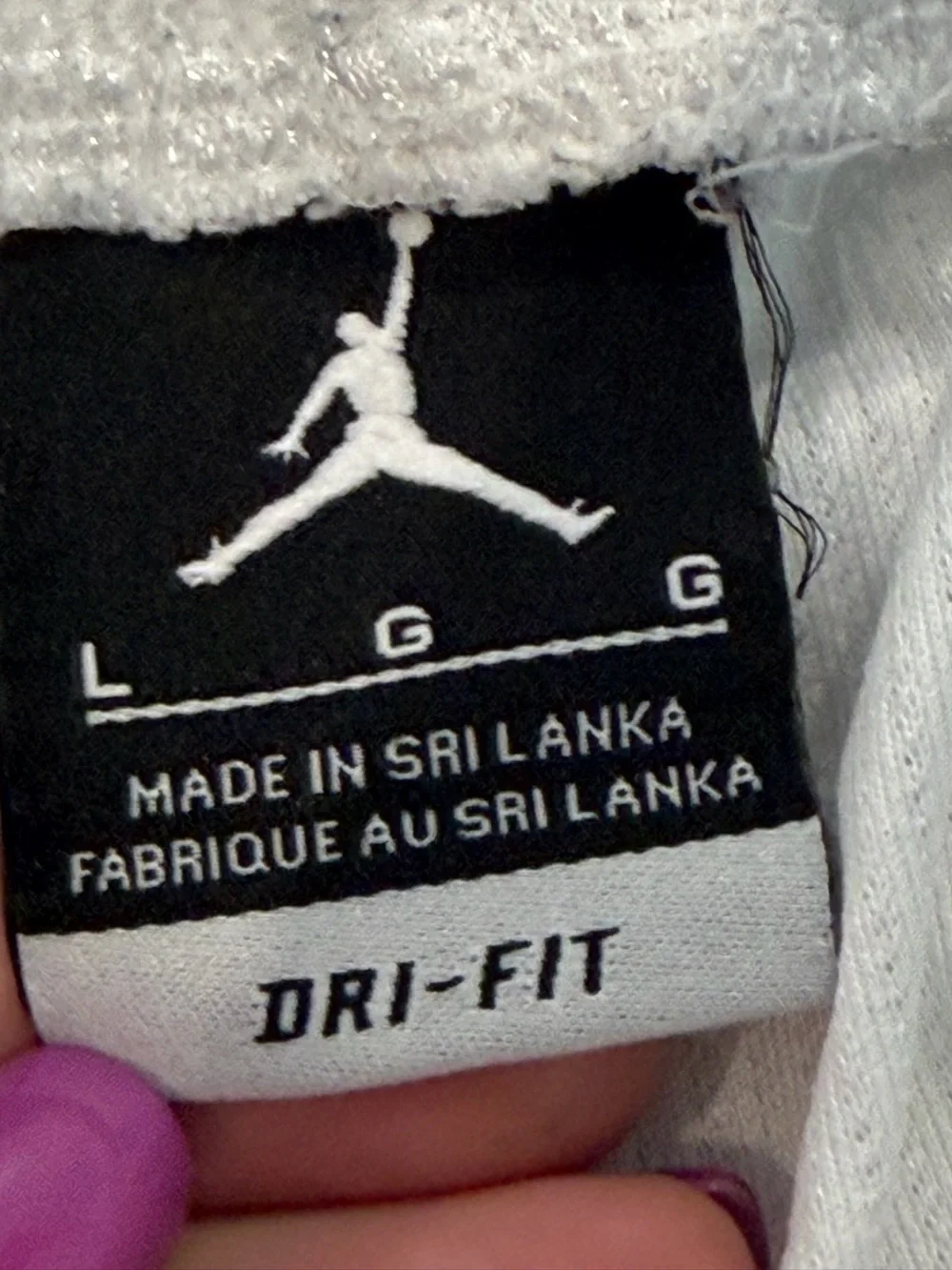 Jordan White Basketball Dri-Fit Shorts